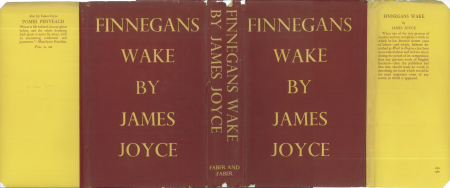 ''Finnegans Wake'' - obwoluta oryginalnej okładki z 1939 r.