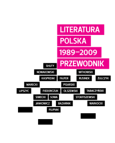 Literatura polska 1989-2009. Przewodnik